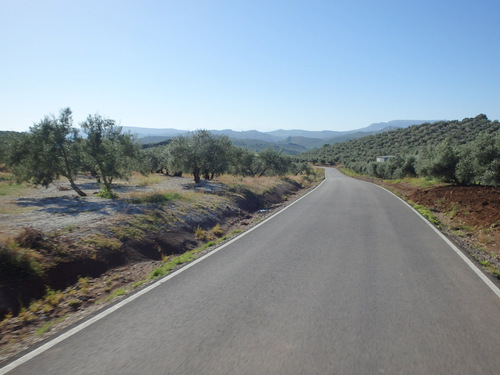 On the road to Montefrío.